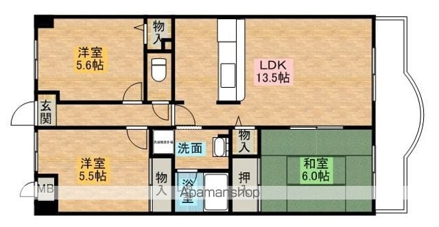 コンフォート和泉の間取り写真