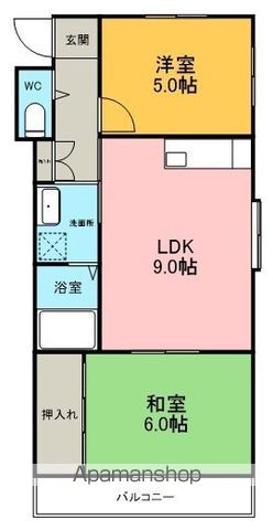 エクセル東丘の間取り写真