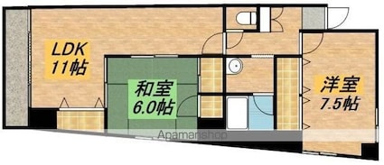 東京都三鷹市下連雀４丁目[2LDK/61.69m2]の間取図