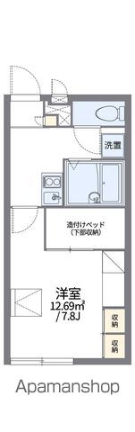 【レオパレススカイブルー細畑の間取り】