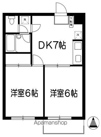 武蔵ハイツⅠの間取り