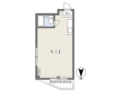 ピカデリーサーカス緑町[1R/19.2m2]のその他内装