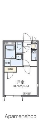 レオネクストル　クレール[1K/21.33m2]の間取図