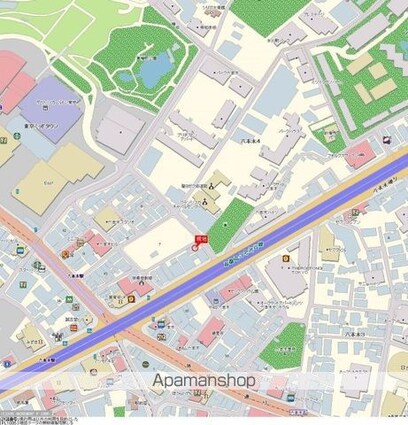 東京都港区六本木４丁目[1R/24.71m2]の配置図