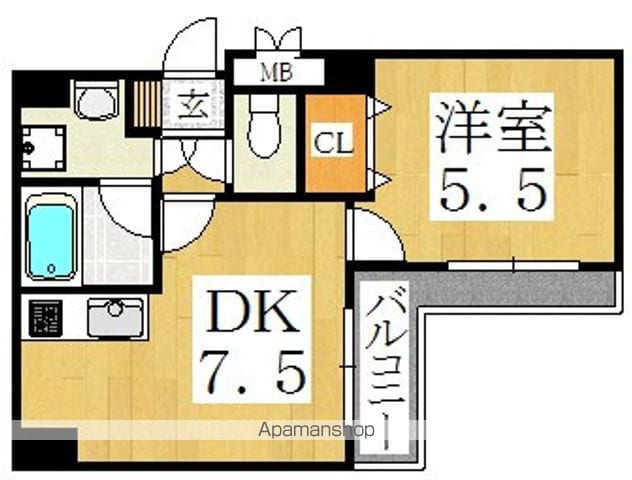 グランジュテ 住吉の間取り写真