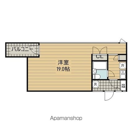 ハウス・エプタ[1R/39.28m2]の間取図