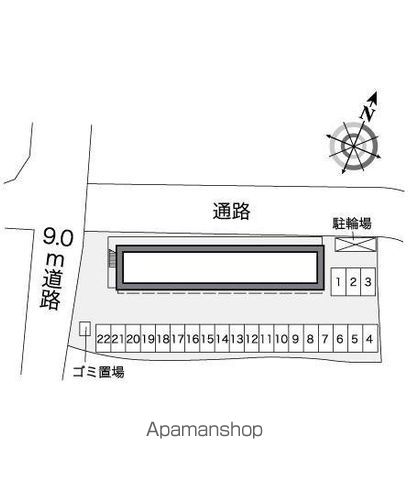 レオパレスイーリスⅡ 111 ｜ 福岡県福岡市南区野多目１丁目13-27（賃貸アパート1K・1階・21.81㎡） その20