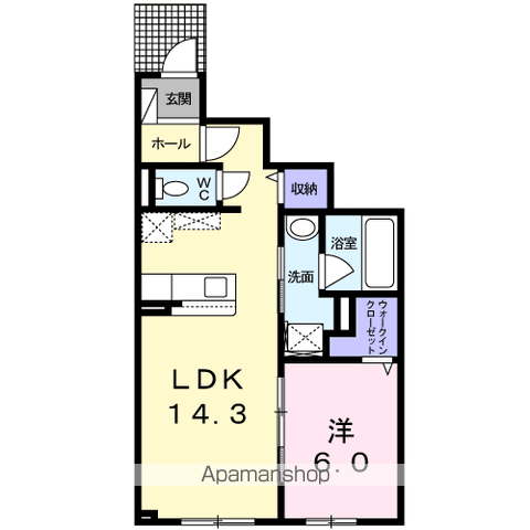 フラワーマンション中央図書館前の間取り写真