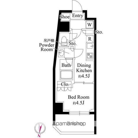 グランパセオ清澄白河Ⅱの間取り