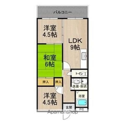 カーサフィオーレ壱番館の間取り写真