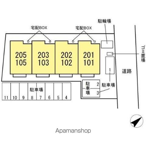 テラス丘の上Ｃ 101 ｜ 千葉県船橋市二宮１丁目71-17（賃貸アパート2LDK・1階・51.07㎡） その23