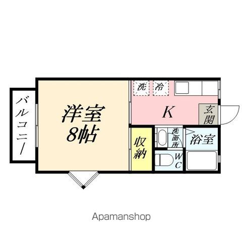 S.T.VILLA TSUSHIMA Bの間取り写真