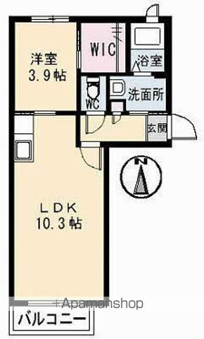 シャーメゾン学南町の間取り写真