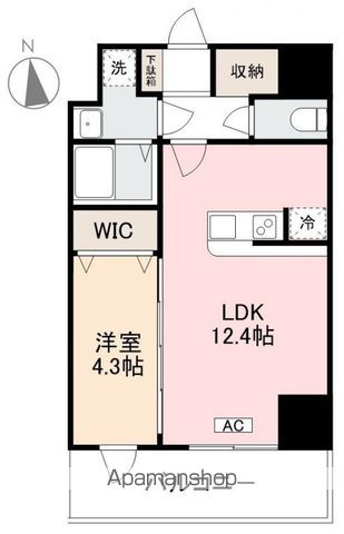 クレアグレイス瓦町の間取り写真