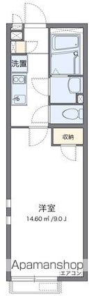 クレイノテラスハウス[1K/25.56m2]の間取図