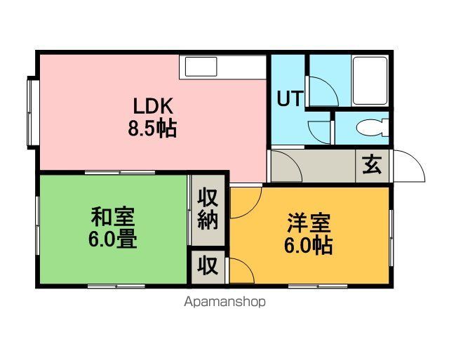 オリンピアマンションの間取り写真