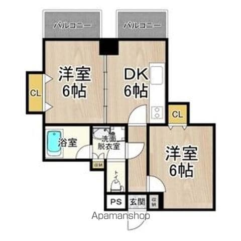 CITY SPIRE難波プレミアの間取り写真