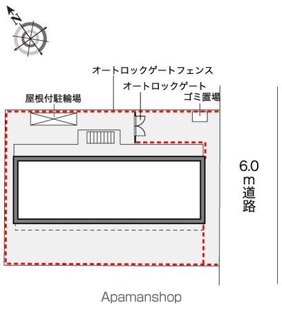 レオパレス徳丸ヒルズの玄関写真