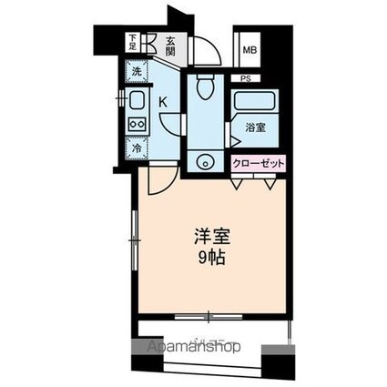 エルフラット鶯谷[1K/29.52m2]の間取図