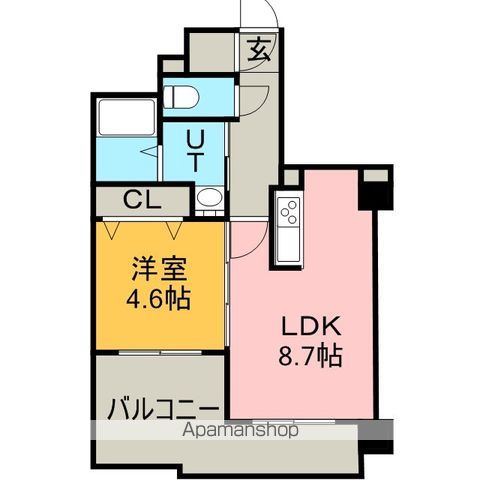 SーFORT北大前の間取り写真
