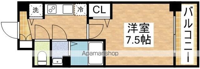 ディームス江坂の間取り写真