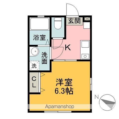 フラットONEの間取り写真