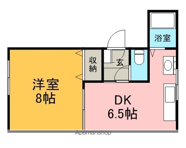 プロムナードN20の間取り写真