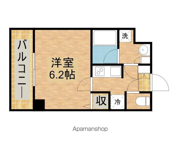 【立川市錦町のマンションの間取り】