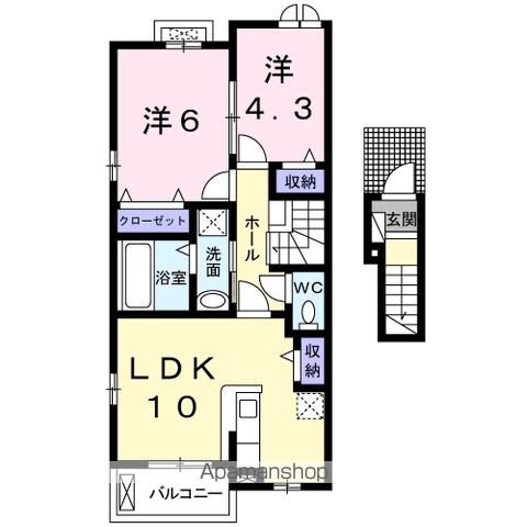 MAISON 青空の間取り写真