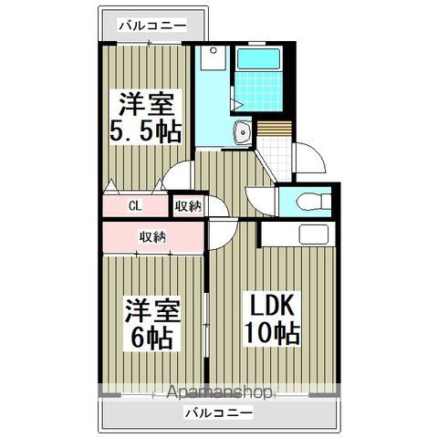 レジデンス原山の間取り写真