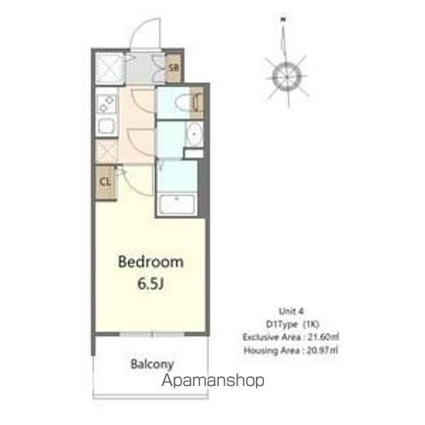 SーRESIDENCE高井田BELETAの間取り写真