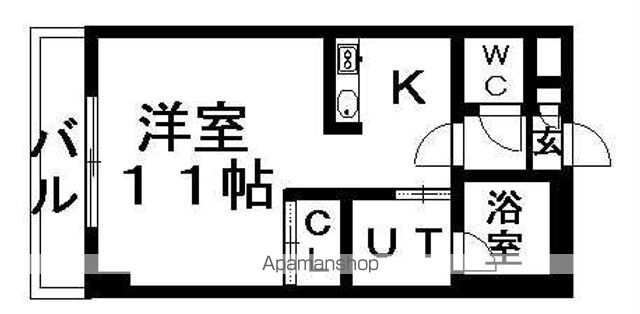 ルーブル4条館の間取り写真