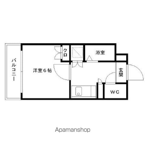 福岡市中央区薬院のマンションの間取り