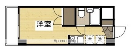 広島県広島市南区西旭町[1R/18.5m2]の間取図