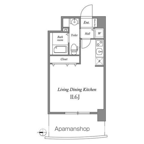 【ＡＲＩＳＴＯ扇町の間取り】