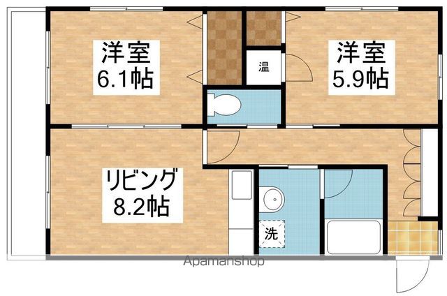 ストーンリバーの間取り写真