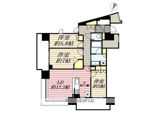 照葉ザ・タワーの間取り