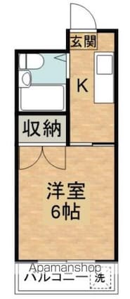 メゾン類光[1K/18m2]の間取図