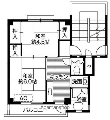 ビレッジハウス愛川3号棟の間取り写真