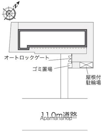 レオパレスミノール[1K/21.65m2]のエントランス3