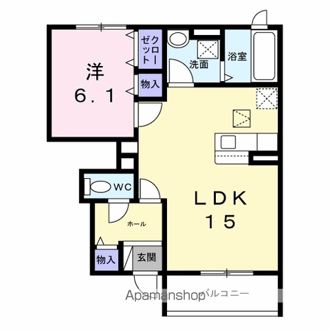 西堤本通西3丁目アパートの間取り写真