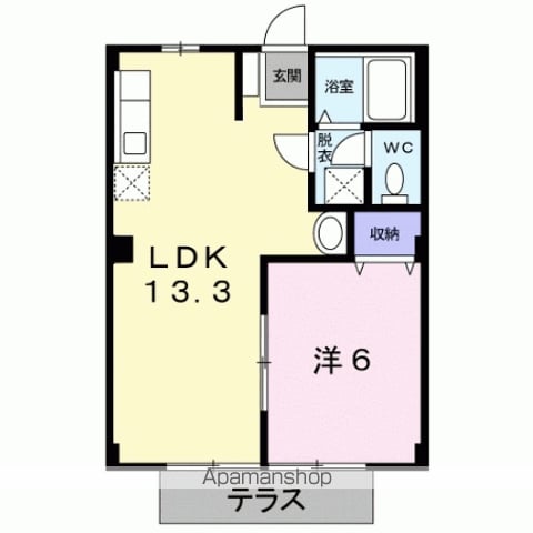 クレスト太刀浦Aの間取り写真