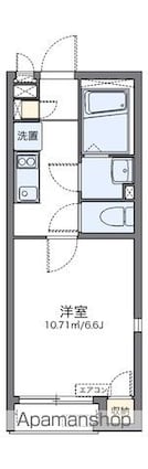 レオネクストグレシア　井口[1K/21.68m2]の間取図