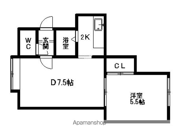 KSハイツ北11条の間取り写真
