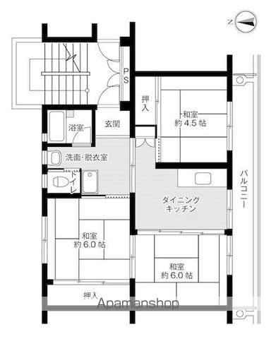 【ビレッジハウス今宿３号棟の間取り】