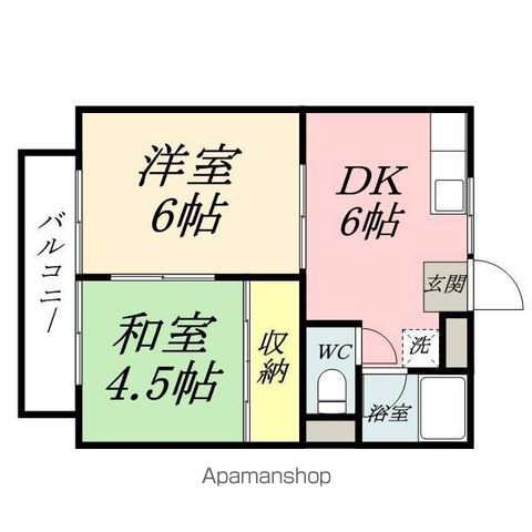 原尾島コーポの間取り写真