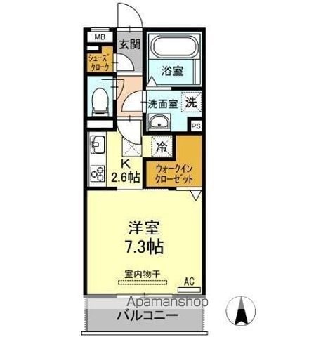 DーROOM岩塚の間取り写真