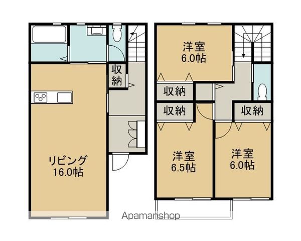 デュバール新正の間取り写真