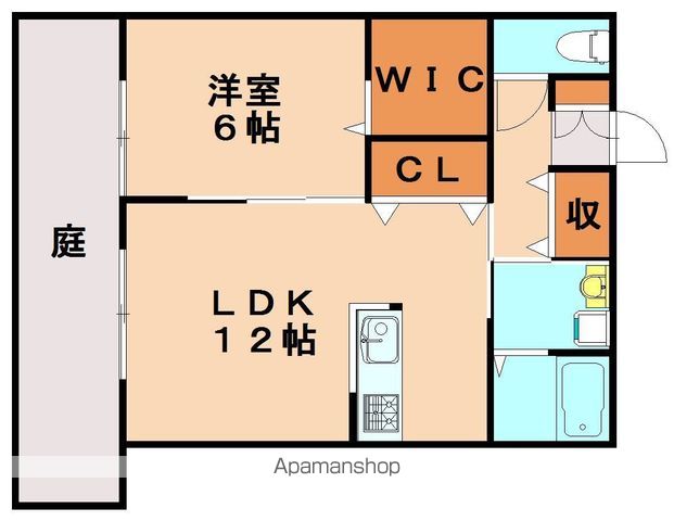 コンフォート福大前の間取り写真