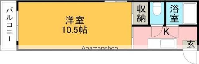 麻生嶋第2ハイツの間取り写真